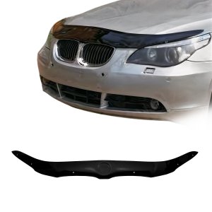 BMW 5 SERIES Hood Deflector - Omac - Acrylic - Black - '04-'10 BMW 5 SERIES Hood Deflector - Omac - Acrylic - Black - '04-'10